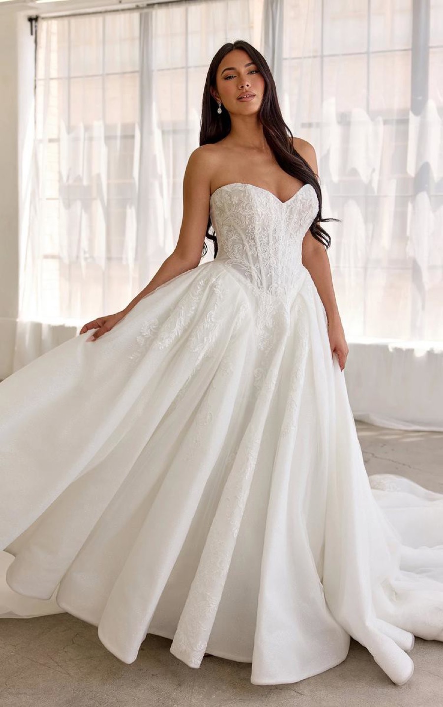 Martina Liana wedding gown at Brickhouse Bridal
