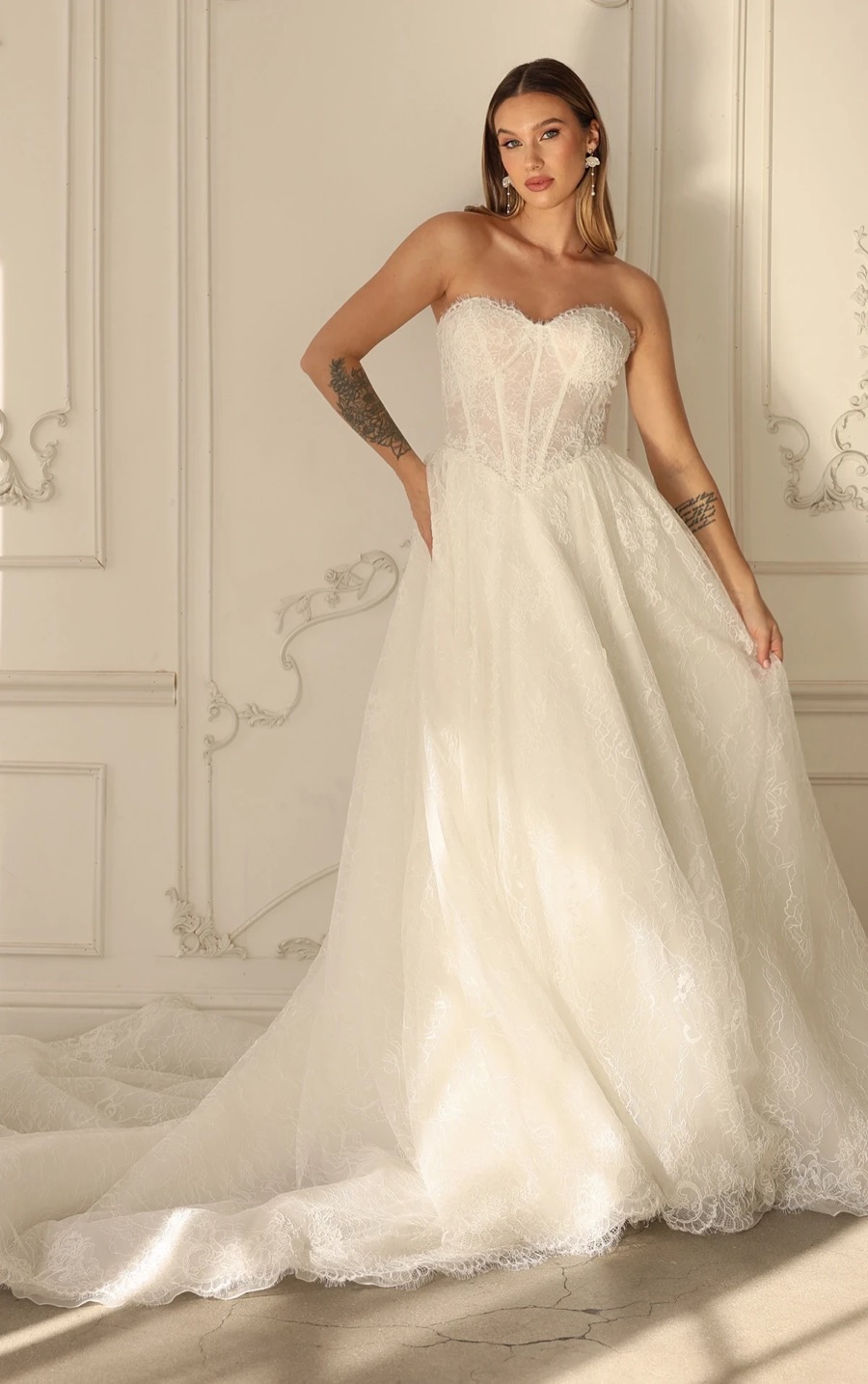 Martina Liana wedding gown at Brickhouse Bridal