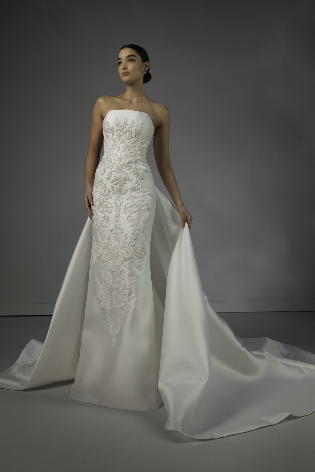 Martina Liana Luxe wedding gown at Brickhouse Bridal