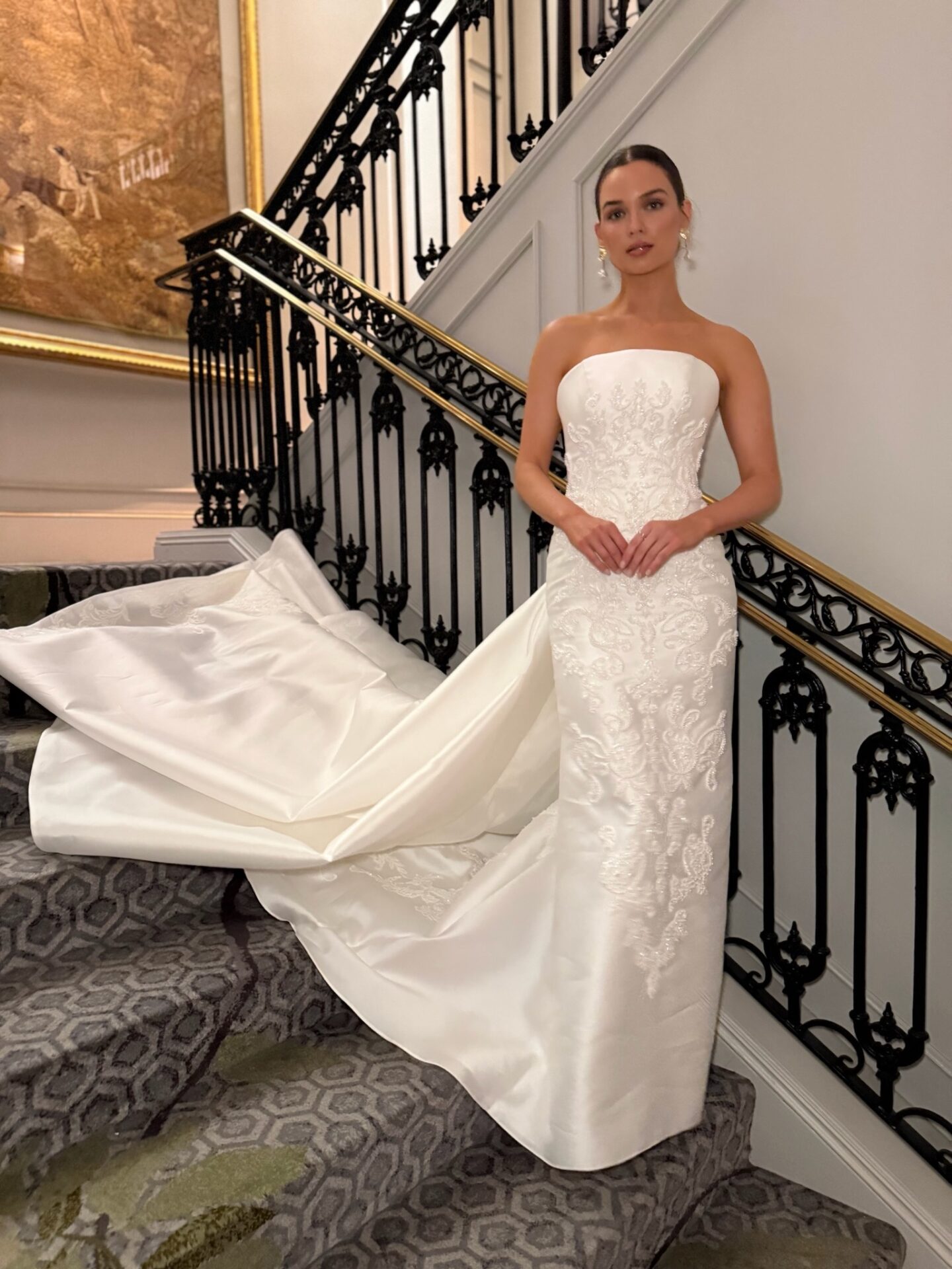 Martina Liana Luxe wedding gown at Brickhouse Bridal
