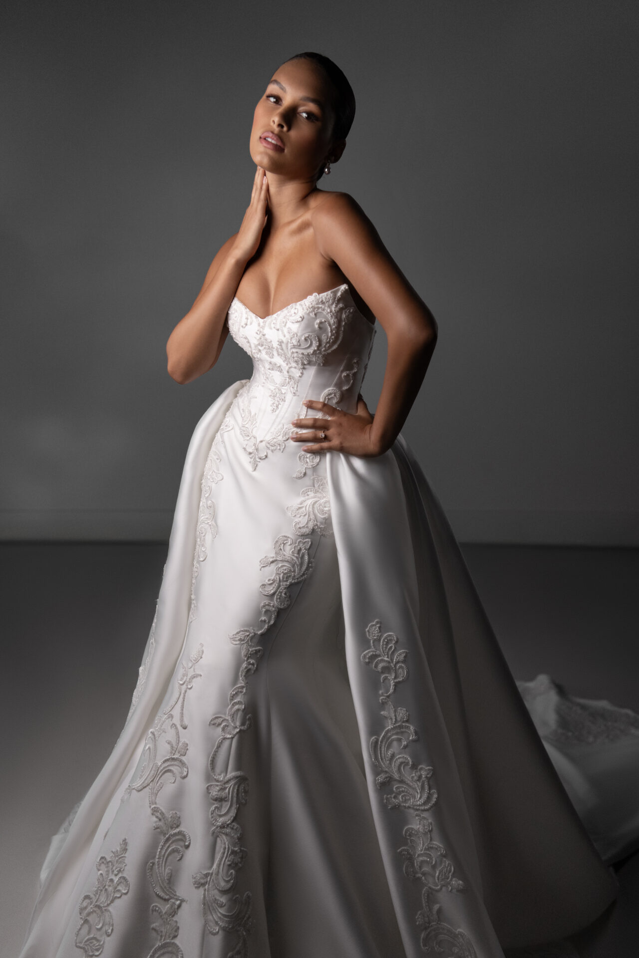 Martina Liana Luxe wedding gown at Brickhouse Bridal