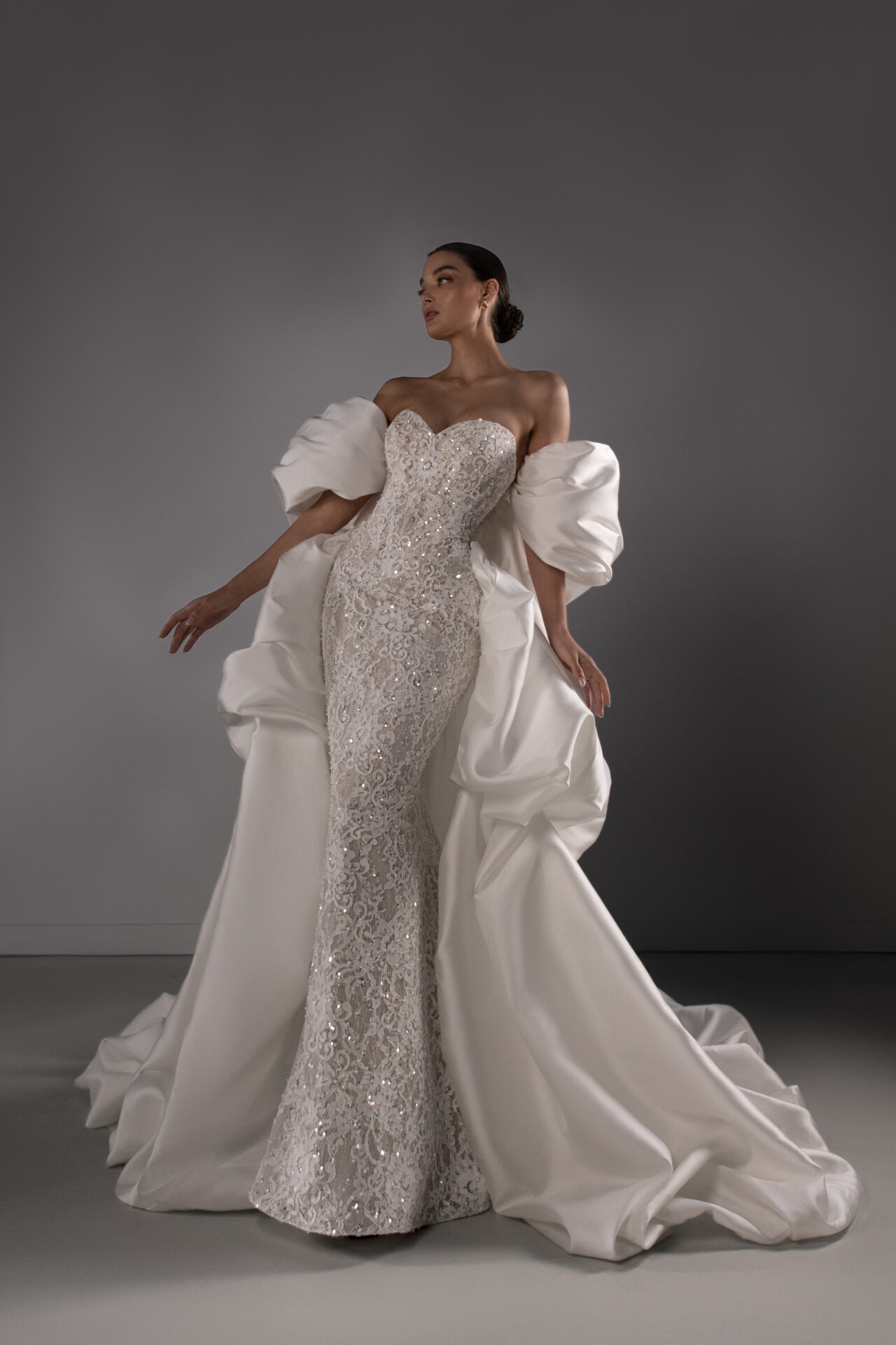 Martina Liana Luxe wedding gown at Brickhouse Bridal