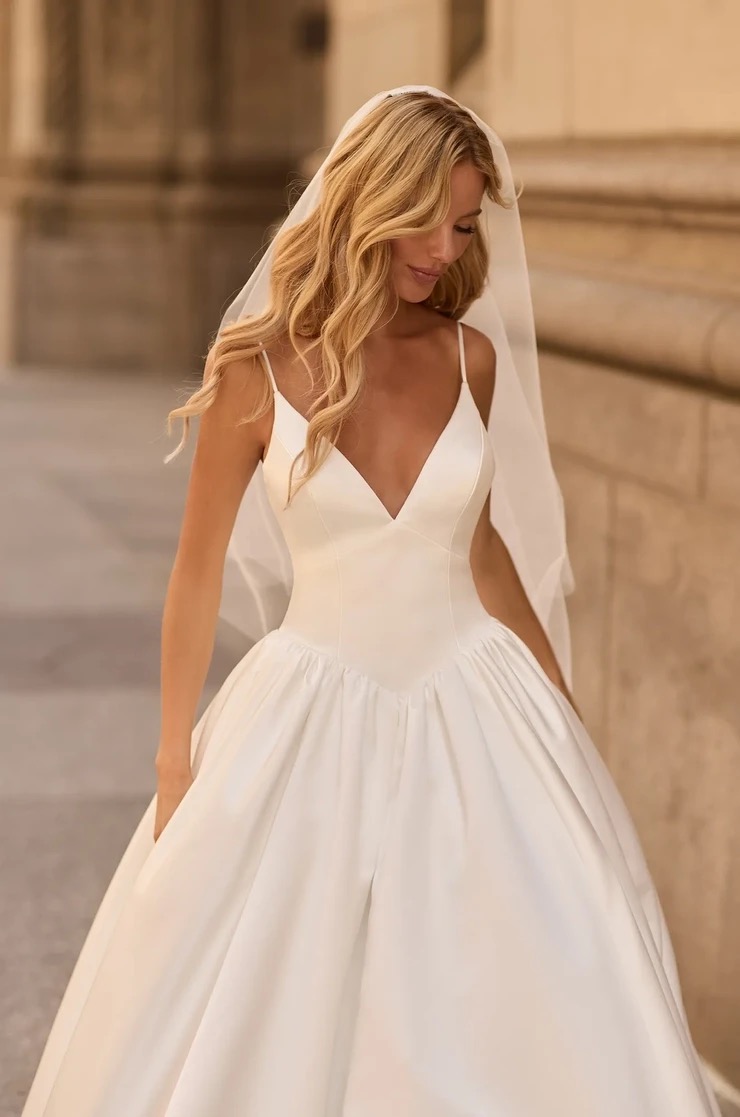Mikaella & Paloma Blanca wedding gown at Brickhouse Bridal
