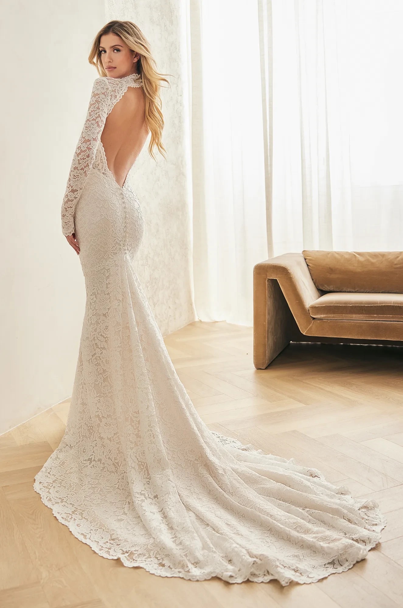 Mikaella & Paloma Blanca wedding gown at Brickhouse Bridal