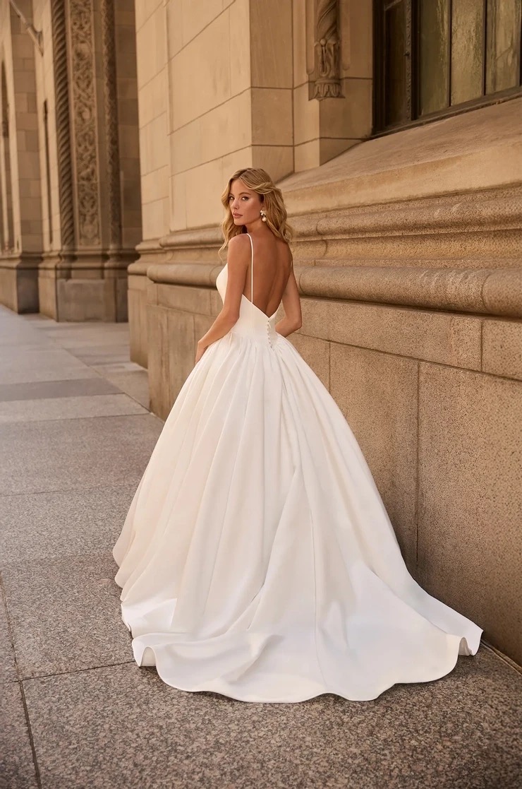 Mikaella & Paloma Blanca wedding gown at Brickhouse Bridal