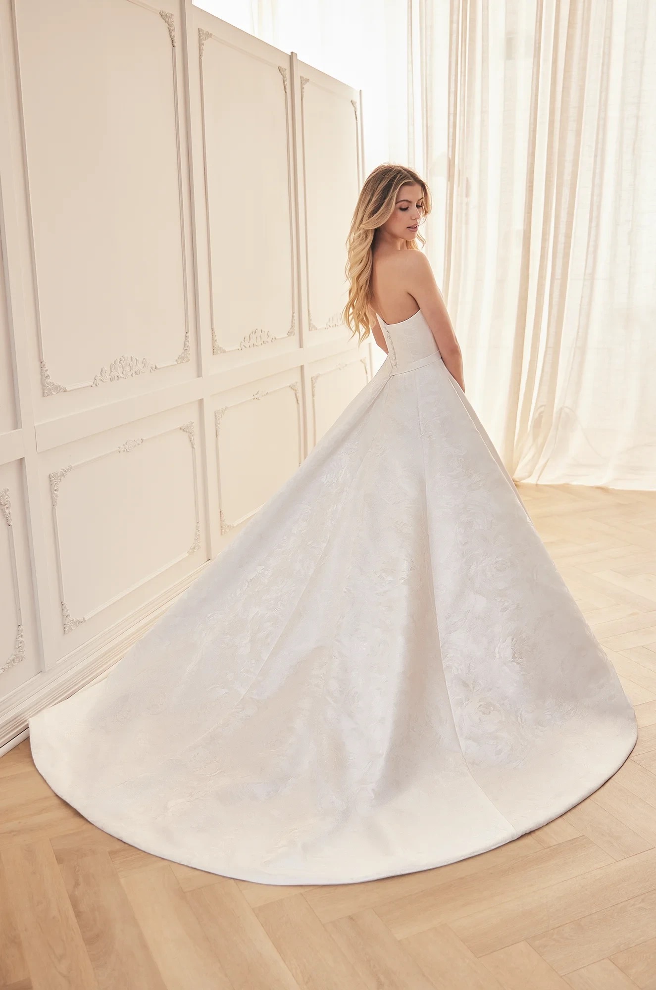 Mikaella & Paloma Blanca wedding gown at Brickhouse Bridal