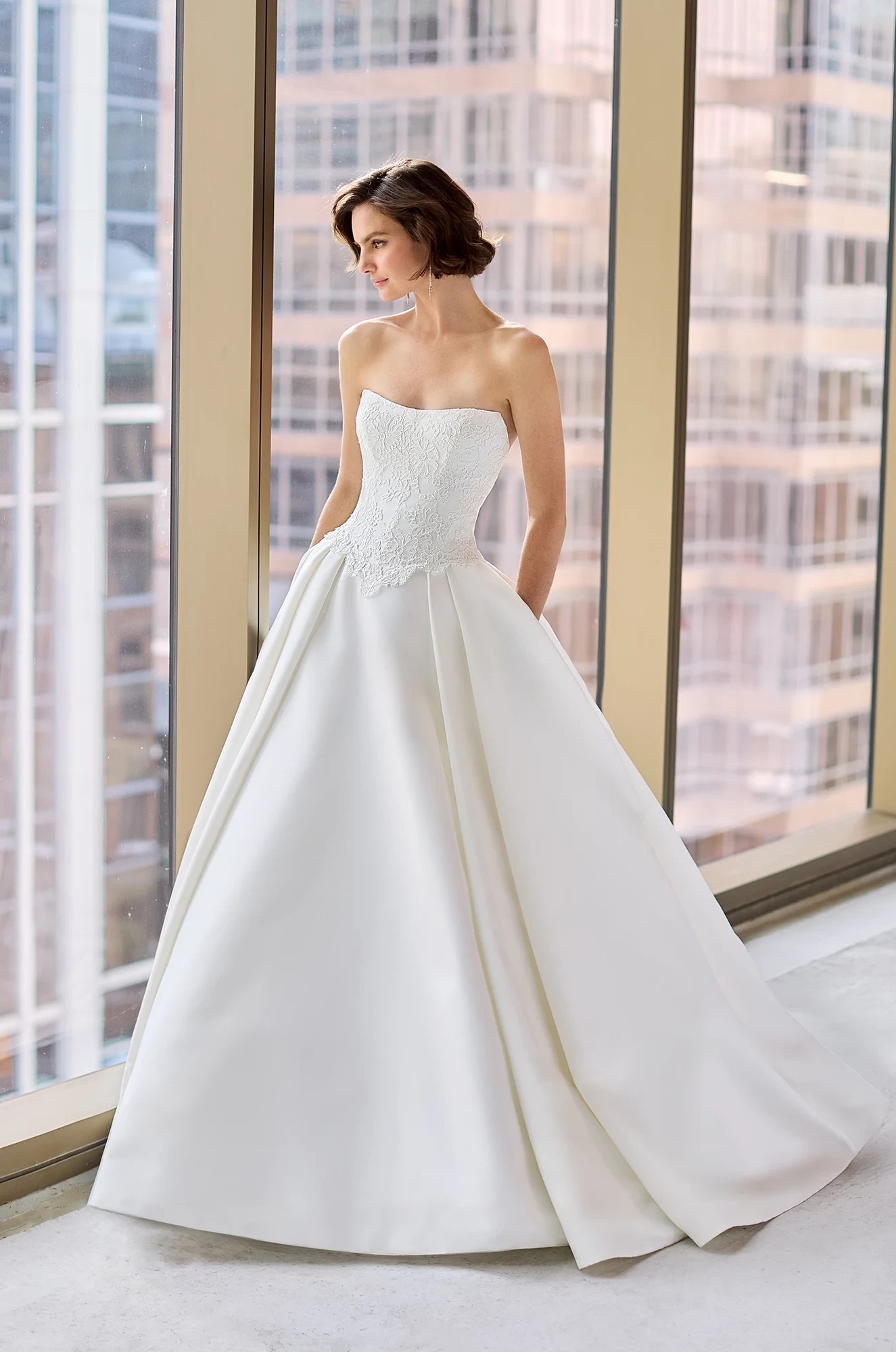 Mikaella & Paloma Blanca wedding gown at Brickhouse Bridal